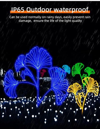 Custom Design Simulated Plant Christmas Home Wedding Party Garden Lawn Decoration Led Lighting