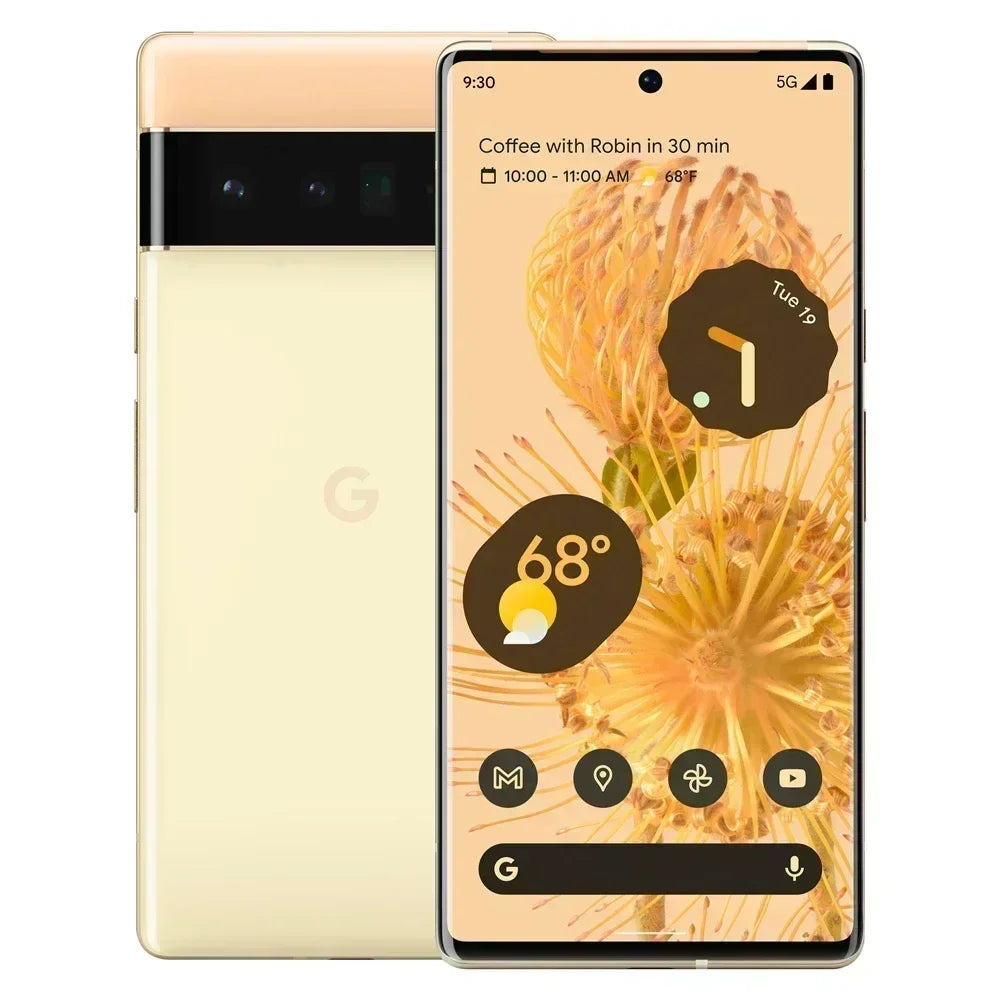 Google Pixel 6 Pro 6Pro 5G 6.71" 12GB RAM 128/256 ROM NFC Octa Core Google Tensor Original Unlocked Cellphone