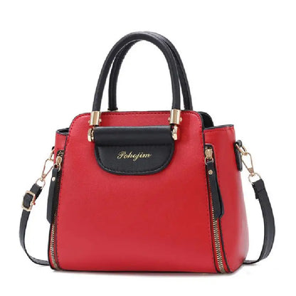 Women's Bags 2024 New Fashion Women's Bags Hit color Hand-held Bag Europeand the United States All-match Shoulder Messenger Bag