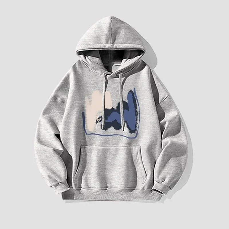 New men and women for spring autumn fashion casual hooded sweatshirt Fashion simple loose breathable print hoodie