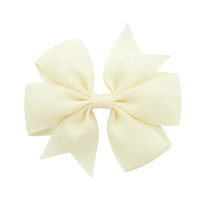 10pcs/lot Baby Girls Hair Bows Hairpins 3.2" Grosgrain Ribbon Pinwheel Toddler Clips Children Kids Accessories Gifts Photo Props