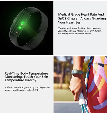 2208A Smart Bracelet Heart Rate Blood Pressure Monitor Pedometer Sport Fitness Tracker Men Women Electronic Bracelet