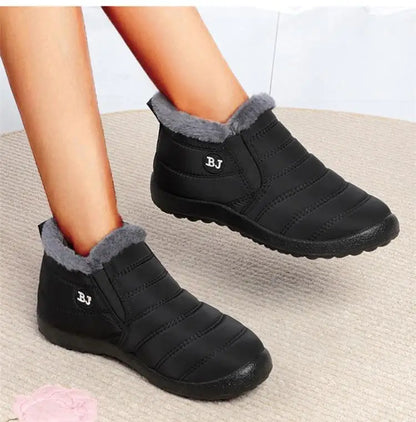 Women Winter Shoes New Waterproof Sneakers Solid Women Casual Shoes Black Chunky Sneakers Comfortable Flat Shoes Woman Mujer