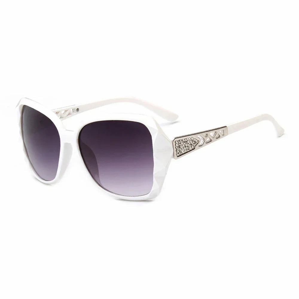 Fashion Big Purple Sunglasses Women Luxury Brand Square Sun Glasses Female Mirror Shades Ladies