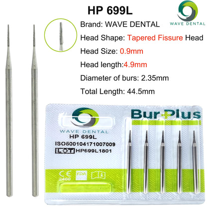 WAVE Dental Burs Tungsten Carbide Bur Dentistry Drills Bits Dental Strawberries HP Cutter Dentist Tools