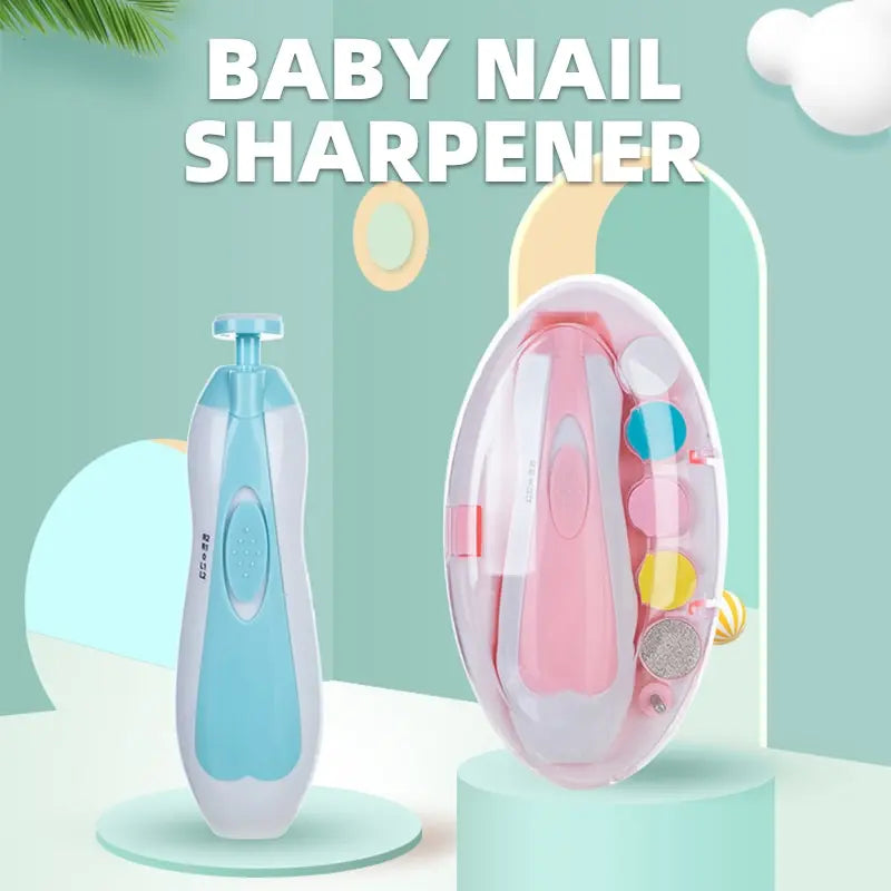 1 PCS 6 Grinding Head Multi-functional Baby Electric Nail Sharpener Children's Nail Sharpener Anti-pinch Meat Gift For Newborns