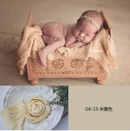 3 Meter seersucker wrap for newborn photography props,stretch baby wrap for photo shoot