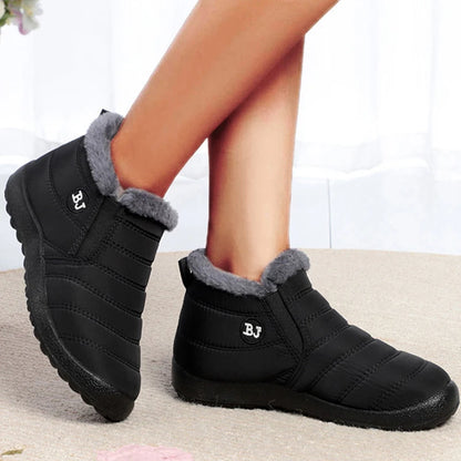 Women Winter Shoes New Waterproof Sneakers Solid Women Casual Shoes Black Chunky Sneakers Comfortable Flat Shoes Woman Mujer