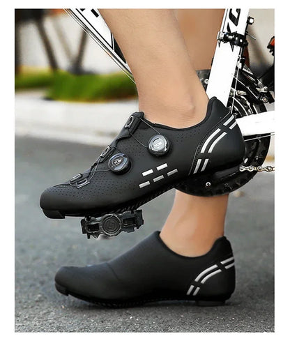 New Cycling Shoes for Men Women Speed Mountain Bicycle Flat SPD Pedals Racing Biking MTB Cleats Road Bike Sneakers