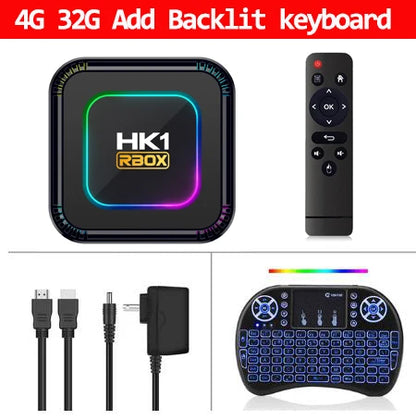 HK1 RBOX K8 Android 13 TV BOX RK3528 4G 32G 64G 128G 5G WIFI6 4K 8K 3D BT Smart TVBOX Google Global Media Player Set Top BOX