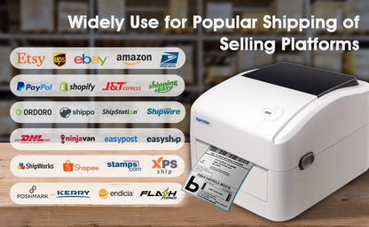 XP-460B/420B 4inch Shipping label/Express/Thermal Barcode Label printer Compatible with shipping label  4x6 inches Label