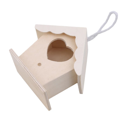 Pet Bird House Parakeet Nest Box Bird House Budgie Wood Breeding Box For Lovebirds Parrotlets Mating Box