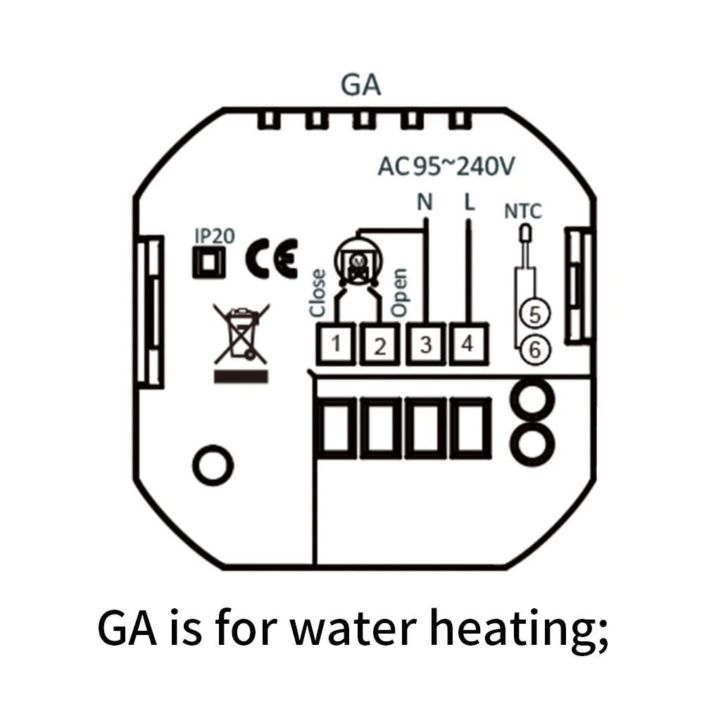 Tuya Smart Life Wifi Thermostat for Gas Boiler and Warm Floor Heating Home Temperature Controller SmartThings Alexa Google Siri