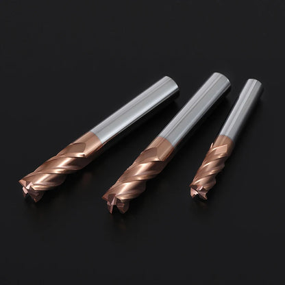 HRC55 Carbide End Mill 1-20mm Endmill 4Flutes Milling Cutter Alloy Coating Tungsten Steel Cutting Tool CNC maching Endmills