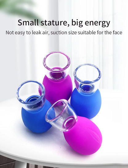 Vacuum Cupping Glass Jar Cellulite Massager For Face Acupuncture Hijama Suction Cup Slimming Fat Burning Health Care Face Sucker