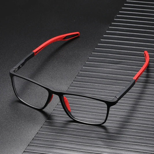 TR90 Sport Myopia Glasses Men Ultralight Anti Blue Light Prescription Eye Glasses Women Nearsighted Eyewear 0 -1.5 -2.0 To -6.0