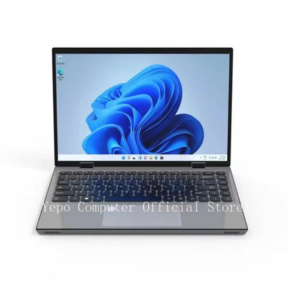 YEPO 2025 new Laptops 360° Flip Fold 2-in-1 Intel N95 Windows11  HD 14-inch  2.2K touch screen 16GB RAM 1TB SSD Pad and notebook