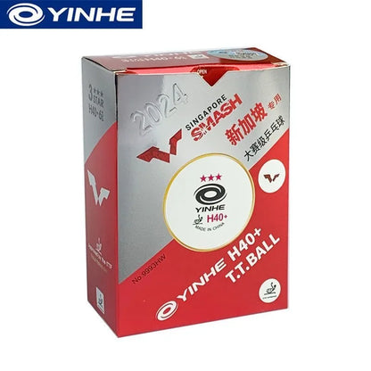 Original Yinhe WTT Pingpong Balls 2024 Singapore Grand Slam Table Tennis Balls Seam H40+ ABS New Materials