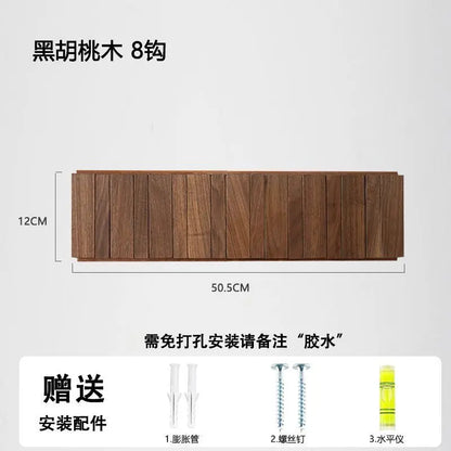 Wood Wall Hook Creative Piano Keys Wall Hanging Plate Coat Rack Doorway Hallway Living Room Hanger Behind the Door Wall Hanging