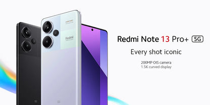 [Global Version] New Xiaomi Redmi Note 13 Pro Plus 5G Smartphone 120W HyperCharge MediaTek Dimensity 7200-Ultra 200MP OIS Camera