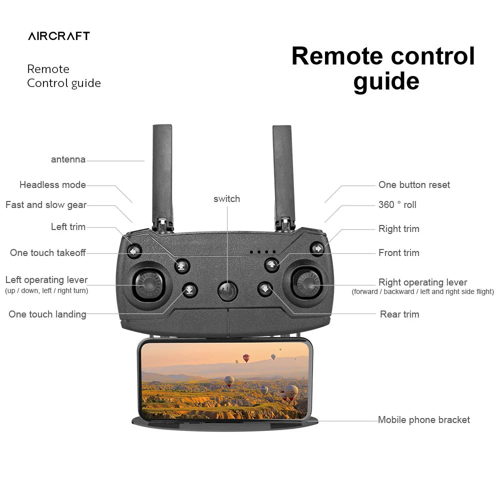 Cheap Price E88 Pro Drone Foldable Remote Control Drone With HD Dual Camera Height Hold Wifi RC Foldable Quadcopter Dron