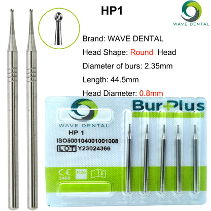 WAVE Dental Burs Tungsten Carbide Bur Dentistry Drills Bits Dental Strawberries HP Cutter Dentist Tools