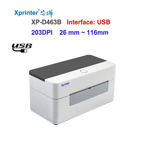 XP-460B/420B 4inch Shipping label/Express/Thermal Barcode Label printer Compatible with shipping label  4x6 inches Label