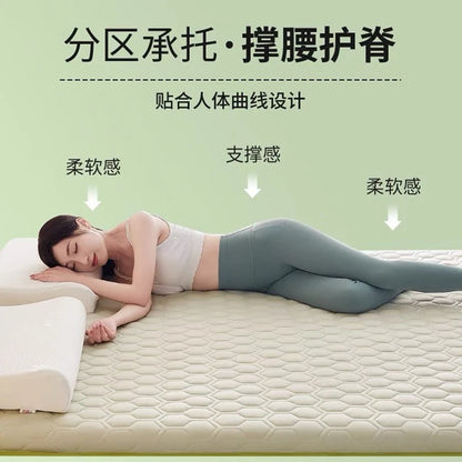 Five-layer material composition mattress Home Single double Sponge filling mattresses student dormitory mat Tatami Floor Pad