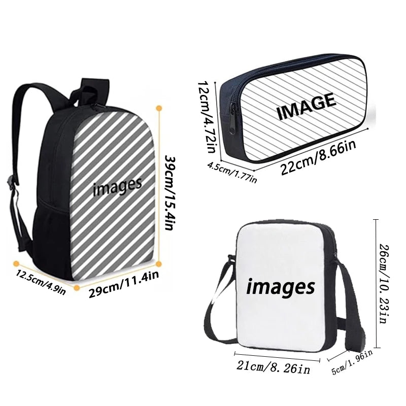 3PCS Set Skibidi Toilet Bags Titan Speakerman Children's backpack boy School Bag For Teenage,Cartoon Lunch Bags  Pencil Bags