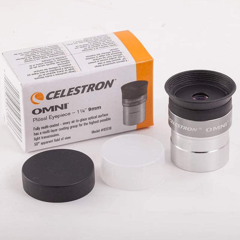 Celestron OMNI Eyepiece, Astronomical Telescope Accessory, 52-Degree Field of View, 4mm, 6mm, 9mm, 12mm, 15mm,32mm,40mm eyepiece