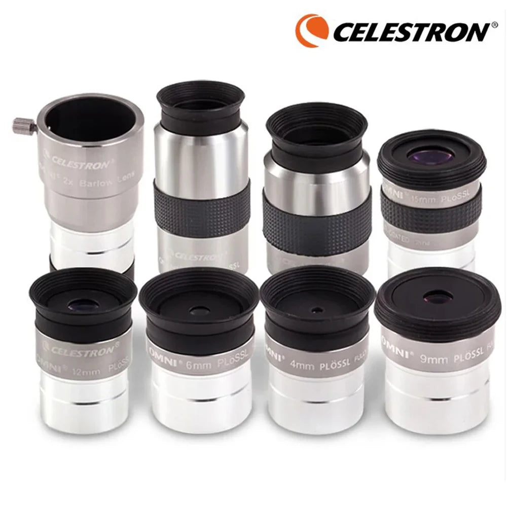 Celestron OMNI Eyepiece, Astronomical Telescope Accessory, 52-Degree Field of View, 4mm, 6mm, 9mm, 12mm, 15mm,32mm,40mm eyepiece