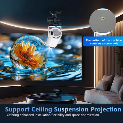 Transpeed 4K Wifi6 HY300 Pro Projector Android 11 260 ANSI Dual WIFI Allwinner H713 BT5.0 720P Home Cinema Outdoor Portable