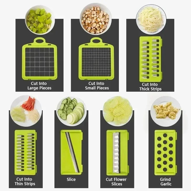 Multi functional vegetable slicer, slicer, potato slicer, household kitchen slicer, and eraser