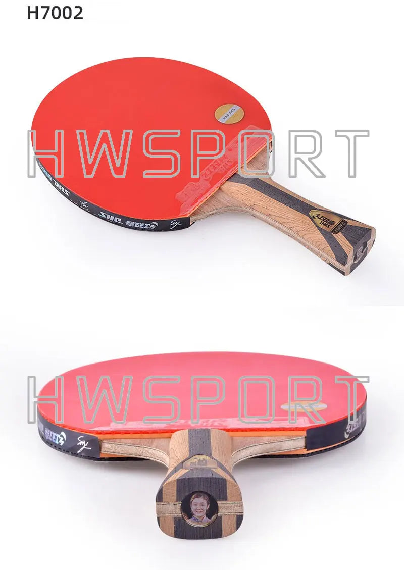 Original DHS 7 Star Table Tennis Racket Offensive 8 Star 9 Star Professional Ping Pong Racket ALC Carbon Paddle