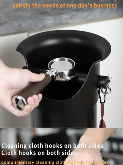 Coffee Tapping Bucket Knock Box Coffee Accessories Barista Vertical Coffeeware Kitchen Dining Bar Home Garden