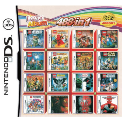 3DS NDS Game Card Combined Card 23 In 1 NDS Combined Card NDS Cassette 482 IN1 280 4300 0