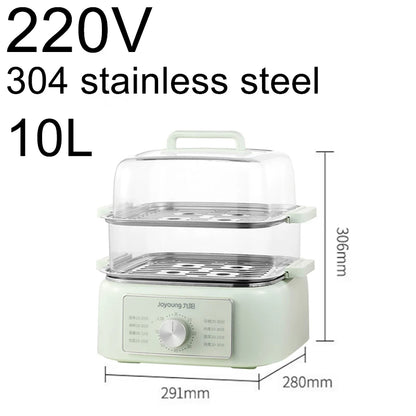 Joyoung electric steamer multifunctional household capacity multi-layer steamer box steamer breakfast machine