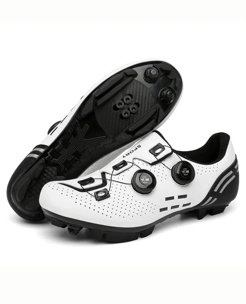 New Cycling Shoes for Men Women Speed Mountain Bicycle Flat SPD Pedals Racing Biking MTB Cleats Road Bike Sneakers