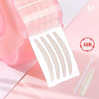 Natural Invisible Double Eyelid Stickers Fold Eyelid Stripes Eyelid Tapes Eye Lift Clear Beige Color Big Eyes Women Beauty Tools