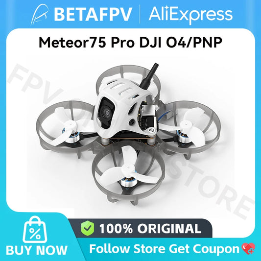 BETAFPV Meteor75 Pro O4 Brushless Whoop Quadcopter 1102 22000KV Motor Matrix 1S 3IN1 HD FC