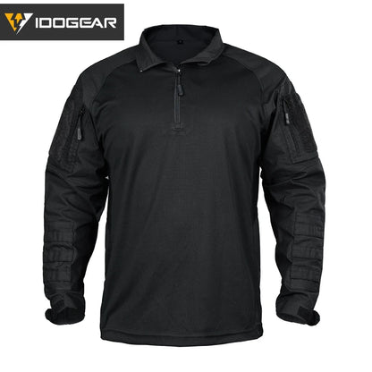 IDOGEAR UFS Tactical Shirt BDU Combat Clothes With Elbow Pads Slight Elasticity  Shirt Breathable 3116