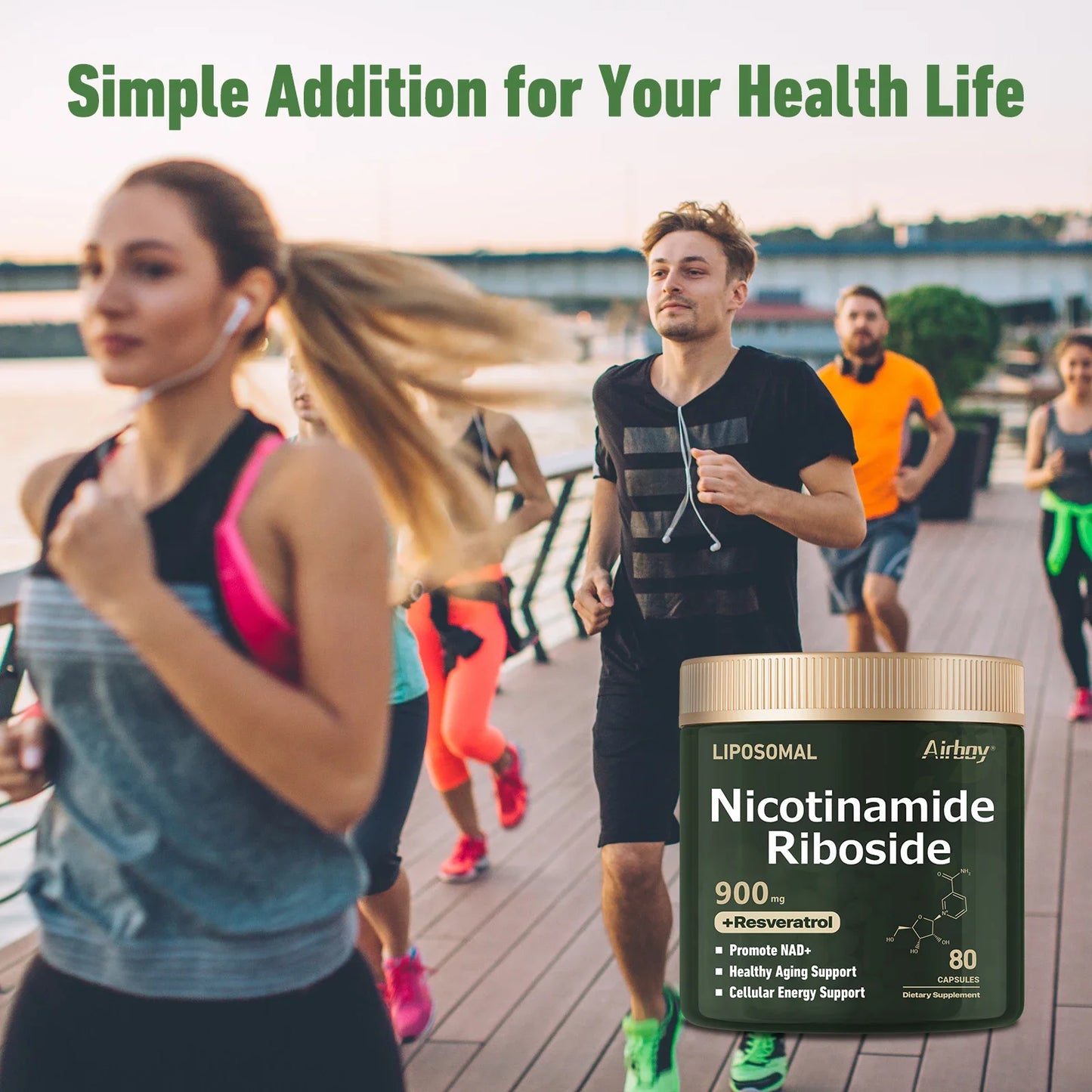 Nicotinamide Riboside - Anti-aging, Helps Boost Energy, Promotes Cell and Skin Health, Promotes Blood Circulation