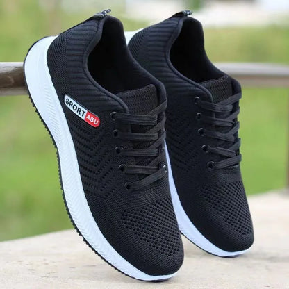 2026 men's casual sports shoes, lightweight sports shoes, outdoor breathable mesh black running shoes, sports jogging tennis sho