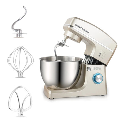 SUNATUR 10LStand Mixer Dough Kneading Planetary Proccessor Beater Machine Electric Kitchen Blender Cake Automatic Home Appliance