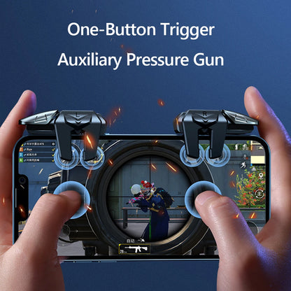 G21 Mobile Phone Game Trigger Gamepad Joystick 6-Finger Aim Shooting L1 R1 Key Button Game Fingertips For PUBG Game Controller