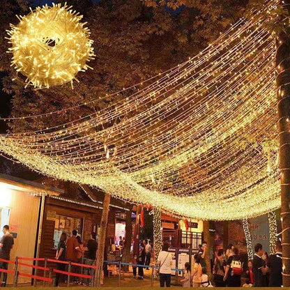 LED String Fairy Lights 1.5M-100M Chain Outdoor Garland Waterproof  220V/Battery/USB for Wedding Party Tree Christmas Decoration