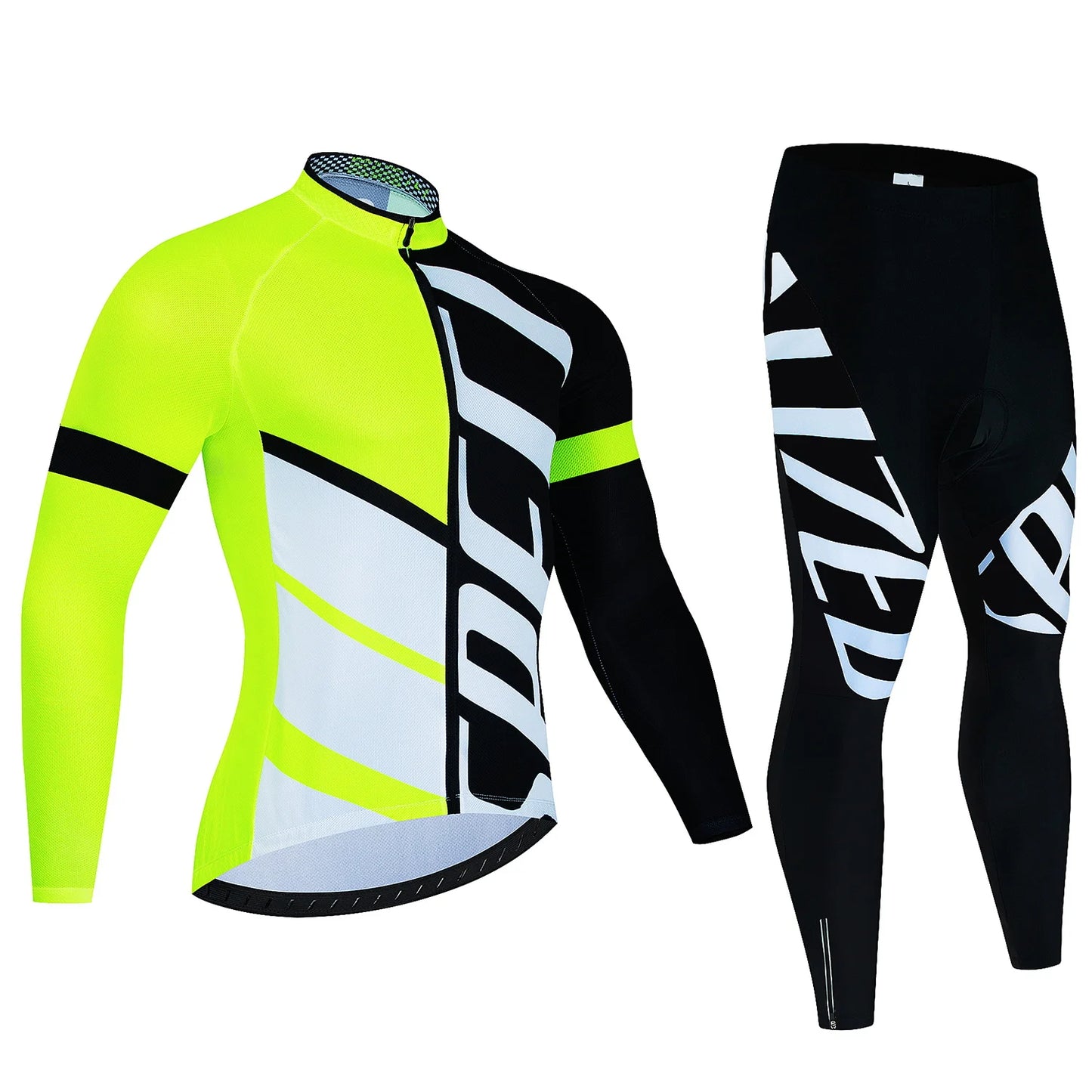 New Winter Cycling Jersey Set 2024 Men's Long Sleeve Mountain Bike Cycling Clothing Fleece Warm MTB Bicycle Clothes Wear Suit