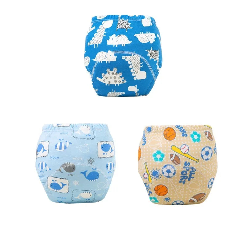 Baby Cotton Waterproof Training Pants 6 Layers Potty Cloth Diaper Reusable Washable Cotton Cleanliness  Ecological Diapers