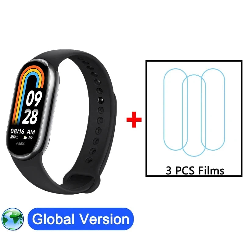 Global Version Xiaomi Mi Smart Band 8 Blood Oxygen 1.62'' AMOLED Display Fitness Tracker Smart Bracelet Wristband MIBand Fashion