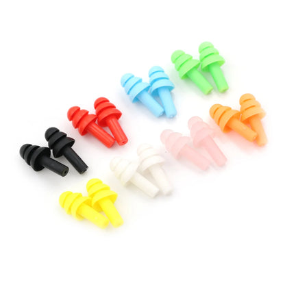 20Pcs Silicone Ear Plugs Sleep Earplugs Noise Reduction Swimming Earplugs With Rope For Diving Underwater Ear Plugs